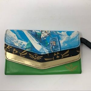 Zelda Wallet Triforce Link Multi Compartment